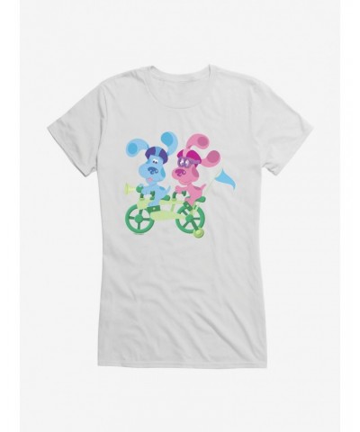 Blue's Clues Blue and Magenta Girls T-Shirt $10.96 T-Shirts