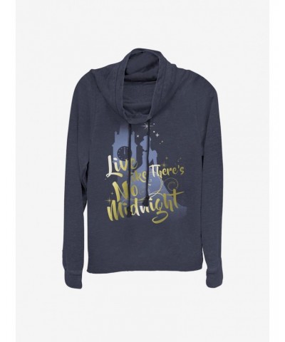 Disney Cinderella Classic Live Like There's No Midnight Cowlneck Long-Sleeve Girls Top $17.96 Tops