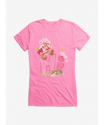 Strawberry Shortcake Hi Greeting Girls T-Shirt $6.57 T-Shirts