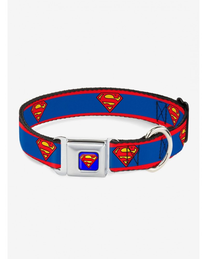 DC Comics Superman Shield Logo Dog Collar Seatbelt Buckle $9.16 Buckles