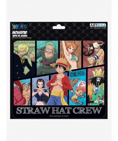 One Piece Straw Hat Crew Mousepad $6.99 Mousepads