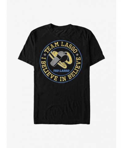 Ted Lasso Believe Whistle T-Shirt $6.99 T-Shirts