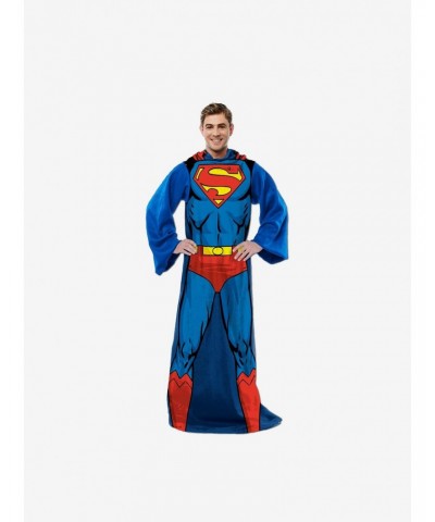 DC Comics Superman Being Superman Snuggler Throw $15.02 Throws