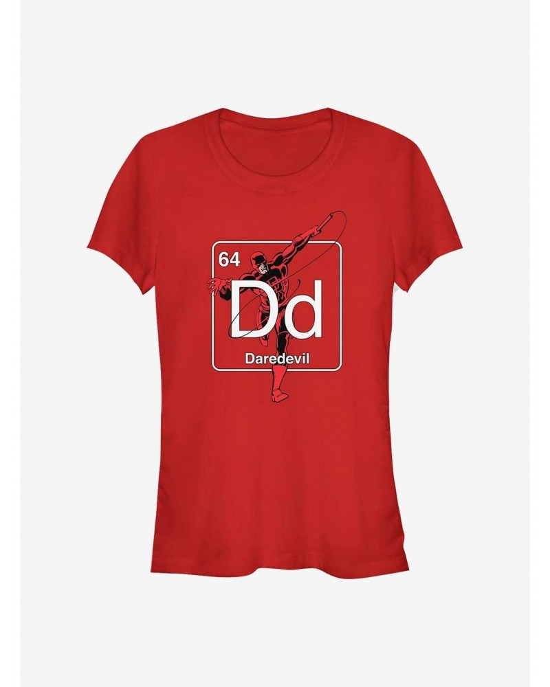 Marvel Daredevil Periodic Daredevil Girls T-Shirt $8.47 T-Shirts