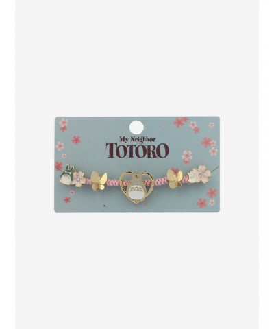 Studio Ghibli My Neighbor Totoro Sakura Cord Bracelet $4.39 Bracelets