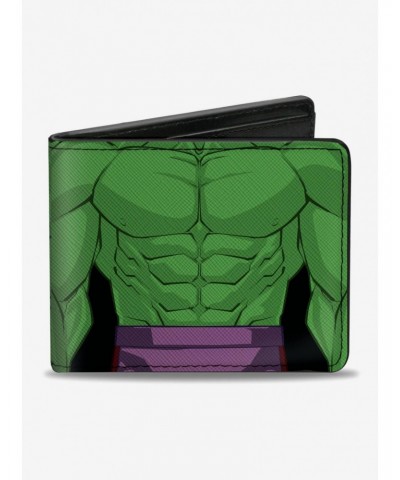 Marvel Hulk Close Up Chest And Back Bifold Wallet $6.27 Wallets