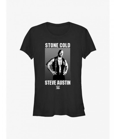 WWE Stone Cold Steve Austin Photo Girls T-Shirt $7.97 T-Shirts