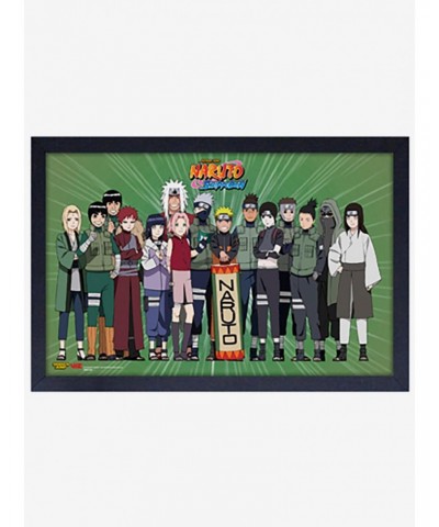 Naruto Group Lineup Framed Wood Wall Art $10.71 Merchandises