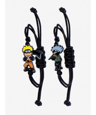Naruto Shippuden Kakashi & Naruto Best Friend Cord Bracelet Set $3.74 Bracelet Set