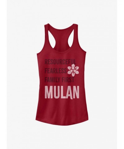 Disney Mulan Mulan List Girls Tank $6.57 Tanks