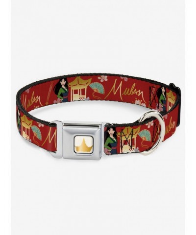 Disney Mulan Gazebo Flowers Seatbelt Dog Collar $8.70 Pet Collars