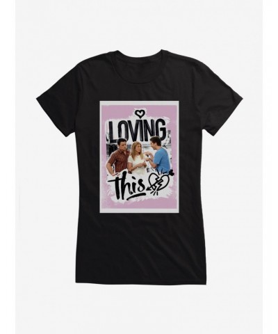 Friends Joey Ross Rachel Loving Girls T-Shirt $8.57 T-Shirts
