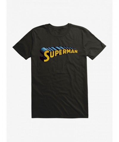 DC Comics Superman Blue 3D Logo T-Shirt $8.22 T-Shirts