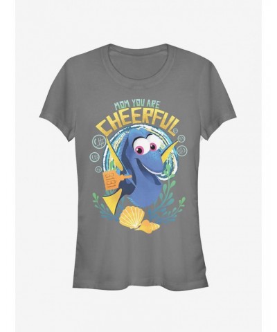 Disney Pixar Finding Dory Cheerful Mom Girls T-Shirt $9.56 T-Shirts