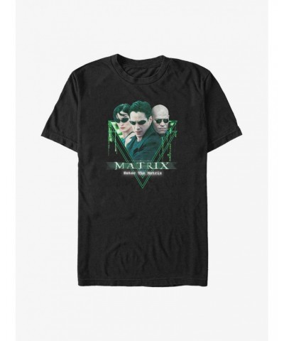 The Matrix Neo, Trinity, and Morpheus Logo Big & Tall T-Shirt $10.29 T-Shirts